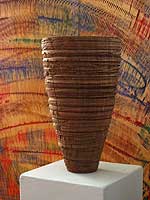 Mark Lindquist - Ascending Bowl 1998 #1, Walnut, 16"H x 9 1/2"D